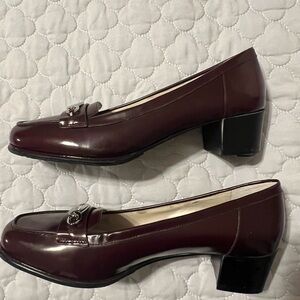 Michael Kors Brown Leather Loafers